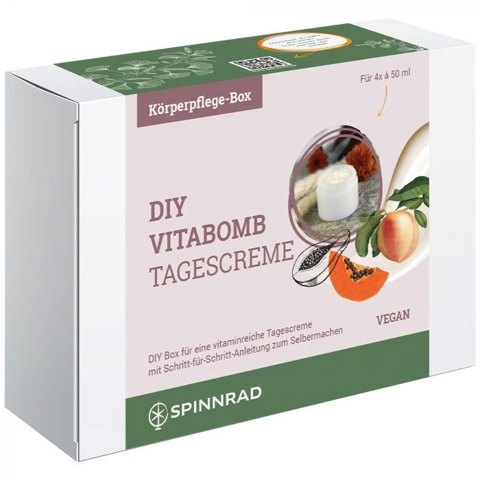 Spinnrad DIY Box VitaBomb Tagescreme zum Selbermachen: Für ein regeneriertes und straffes Hautbild